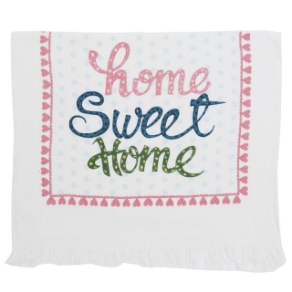 Kuchyňský ručník bavlněný s nápisem Home sweet home 40x60cm