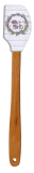 Stěrka na těsto s dřevěnou rukojetí s motivem levandule kolo