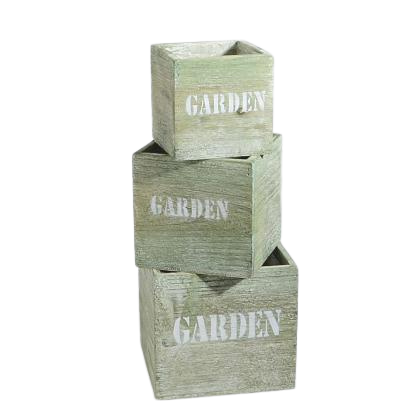 Obal na květiny Garden zelenkavý 3ks