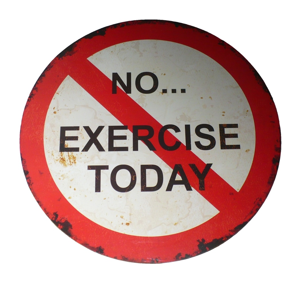 Cedule No...exercise today 40cm