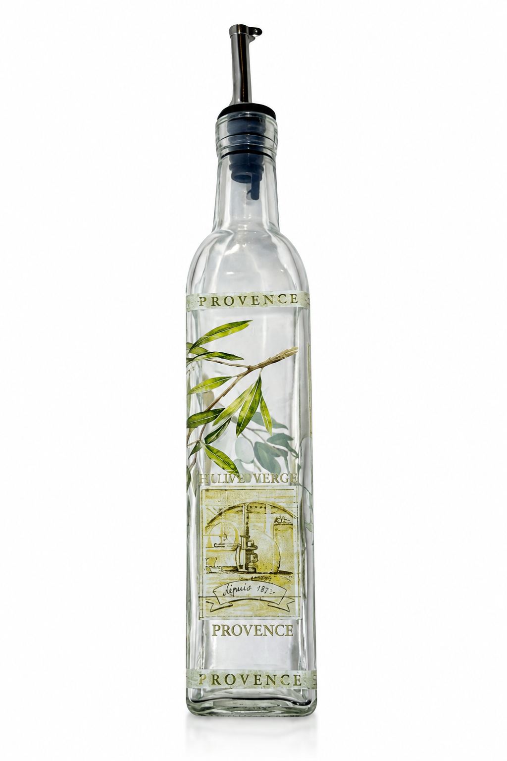 Láhev skleněná olivy 500ml