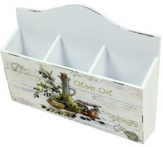 Krabička dřevěná olivy