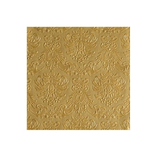 Ubrousky zlaté 33x33 cm 3-vrstvé 15ks/bal