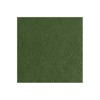 Ubrousky 33x33cm tmavě zelené 3-vrstvé
