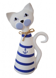 Kočka malá námořnický styl 17cm