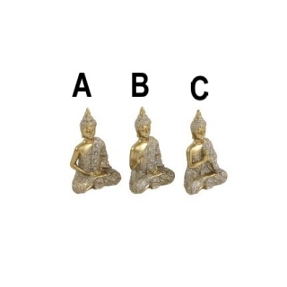 Buddha soška zlatý 3 druhy