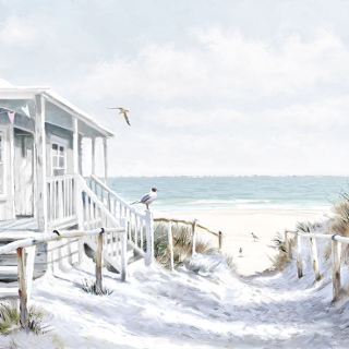 Ubrousky BEACH CABIN 33x33cm
